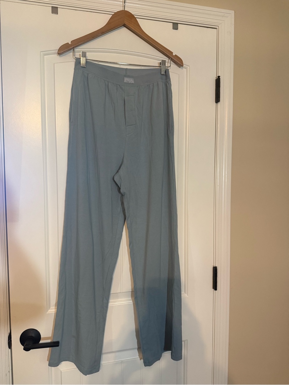 Skims Light Blue Wide Leg lounge Pants